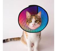Curve Color line Dog Cone Collar - Protective Collar for Dogs and Cats, Comfortable Pet Recovery CollarFor Large and Medium-Sized Puppies