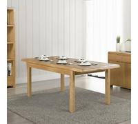 Curve Extending Dining Table - 6-8 Seater - 150cm-200cm - Oak
