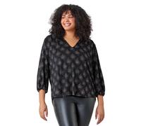 Curve Glitter Sparkle Tunic Top Roman Pink 30-32