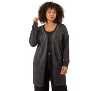 Curve Hotfix Longline Knit Cardigan Roman Black 18