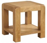 Curve Oak Lamp Table