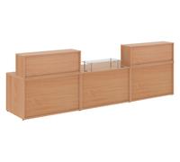 Curve Reception Bundle 6 (Beech), Fully Installed