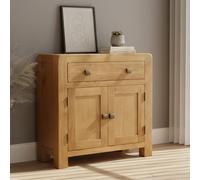Curve Sideboard - Small 2 Door - 80cm - Oak