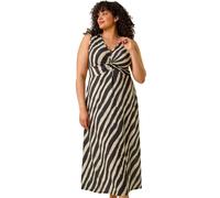 Curve Twist Front Stretch Dress Roman Black 18