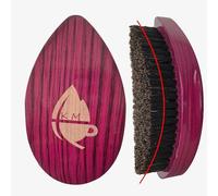 Curved 360 Wave Palm Brush With Medium Boar Bristle,Great for wolfing laying down 360 waves,Use it before durag lay down wave pad And Wave cap.