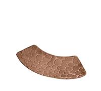 Curved absorbent floor mat fan-shaped carpet shower room thickened door mat toilet toilet foot mat bathroom non-slip mat