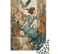 Curved Ancient Scroll Puzzle 70x50cm/1000pcs Erwachsene Woman Puzzle,Home Decor