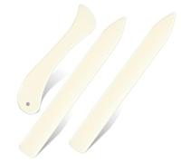 Curved and Straight Bone Folders - 3PCS Paper Creaser Set Scoring Tool,Bone Folder for Paper Folding - Paper Scoring Tool for Folding Paper Crafting Scrapbooking,for Paper Leathercrafts Bookbinding