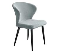 Curved Back Armless Dining Chair Cover, Stretch Upholstered Side Dining Chair Slipcover Modern Accent Chair Covers for Kitchen