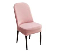 Curved Back Velvet Stretch Dining Chair Covers Non-Slip Wrinkle-Free Comfortable Scandinavian Style Set of 6 - Perfect for Home Decor and Dining Room Upgrade