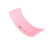 Curved Balance Board Wobble Balance Board Kids Balance Popping Board Workout Balance Board Toddler Seesaw Rocker Core Strength Dancers Yoga Equipment (Pink)