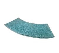 Curved Bath Mat 16x39 Inch Fast Absorbent Bath Rugs Non-slip Soft Shower Rug with Fine Edging Fast Drying Machine Washable Thick Bathroom Mat for Home, Hotel, Apartment Bathroom Rugs Bathroom Mat Bath