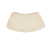 Curved Bath Mat, Non Slip Curved Bath Rug, Soft Fluffy Curved Bathroom Mat Absorbent Shower Mat Shower(Pink,35x100cm)