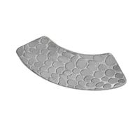 Curved Bathroom Mat Thickened Shower Room Absorbent Door Toilet Non-slip Dirt-resistant Entrance(Light Gray)