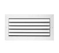 Curved Blade Ceiling Diffuser with Multi-Shutter Damper | Adjustable Airflow Control | Durable Aluminum Design | Easy Installation for HVAC Systems (6"x6" 1-Way Airflow Direction)