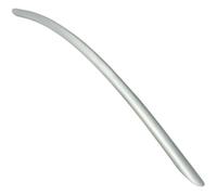 Curved Bow Cabinet Pull Handle 408 x 10mm 352mm Fixing Centres Satin Nickel