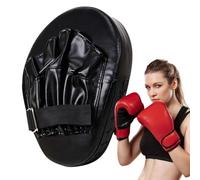 Curved Boxing Punching Mitts - Adjustable Focus Pads, Training Gear For Martial Arts | Ideal, Kickboxing, Muay Thai, Karate, Home Or Gym Workouts, Fitness Training, Strength And Reflex