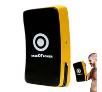 Curved Boxing Training Pad - Durable Karate Attack, for Punching Blocks Kicking Pu Leather Martial Arts, Comfortable Grip Kickboxing | Kids Teens Adults muay thai mma martial