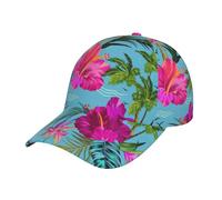 Curved Brim Trucker Caps Hello Hawaii Dad Cap Breathable Baseball Hats Lightweight Sports Cap for Workouts Holiday Travel Walking