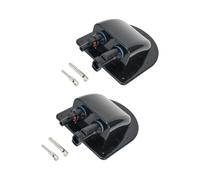 Curved Cable Connector Double Cable Entry Housing Solar Panel Cables Entry Glands Sealing Box for Caravans Motorhome Double Cable Entry Housing