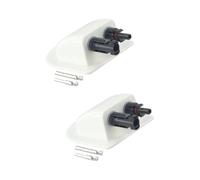 Curved Cable Connector Double Entry Housing Solar Panel Cables Glands Sealing Box for Caravans Motorhome Solar Panel Glands Sealing Box