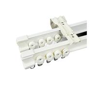Curved Ceiling Curtain Track 1 Double Curtain Rail for Balcony & Sliding B Side Mount Folding Curtain Guide Versatile Drapery Solution.