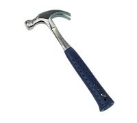 Curved Claw Hammer 16OZ (0.45KG), Drop-Forged Steel Head, Single-Piece Ergonomic Soft-Grip Handle, 1 in Pack