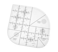 Curved Corner Cutter Ruler, Acrylic Quilt Ruler Sewing Patchwork Rulers Sew Template Patchwork Tool for DIY Sewing Supplies