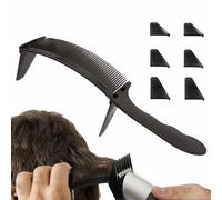 Curved Cutcome, Teeth Pumping Flat -Fade -Teld Blend, Hairstyle/Barber Cutting Guide Commed |