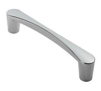 Curved D Shape Pull Handle 181 x 20mm 160mm Fixing Centres Polished Chrome