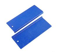Curved Diamond Hand Sanding Pad for Tile, Marble, for granite Edges | Silicon Carbide Grit, Brazed Bonding, Rust-resistant Electroplated for surface, Wet/dry Use, 2-pack, 15.2x5.9cm