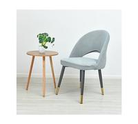 Curved Dining Chair Covers Set of 6/4/2 Non Slip navian Style Washable Round Covers for Office Chairs Durable & Stylish Protector G 1PC
