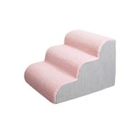 Curved Dog Ladder - High Density Foam | 3 Steps Non-Slip for Small Dogs and Cats, Sofa Ramp | For Sofa Armchair SUV Living Room Bedroom