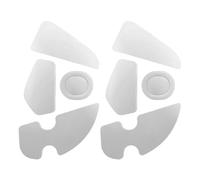 Curved Edges Feet Pad Skates Anti-Slip Glides for 4 Gaming Skates