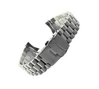 Curved End Solid Stainless Steel Watch Strap for Seiko SKX007 | Metal Band Replacement Wrist Bracelet Watch Accessories Parts