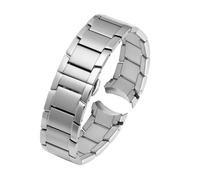 Curved end Watchband 22mm Fit for Armani AR2452 AR2453 AR2448 2447 2453 Stainless Steel Watch Strap Folding Buckleatch Band Bracelet