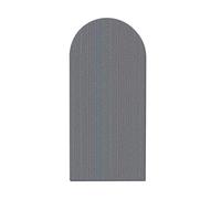 Curved Felt Bulletin Board,Arched Design Beige Fabric Display Panel, No-Tools Installation Memo Board for Home Or Office,Durable Polyester Felt for Photos, Notes, and Ideas Grey XL