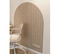 Curved Felt Bulletin Board, Foldable Pin Wall Display for Notes and Photos, Office and Home Decoration, 40 x 60 cm