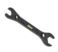 Curved Foot Plumbing Tool with Bubble Level Insert