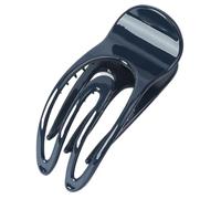 Curved Hair Claw Clip For Women Daily Wear Hollowed Fashion Print Jaw Clamp Strong Secure Hair Claw For Various Outfit