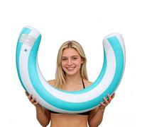 Curved Inflatable Pool Noodles, Enhanced Buoyancy Support, 1piece, Inflatable Pool Noodle, Swimming Ring, Vibrant Decor, For Beach Lake River Party Outdoor Summer