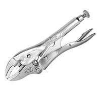 Curved Jaw Locking Pliers 7 Inch Wire Cutter 175mm Silver Hand Tool Workshop