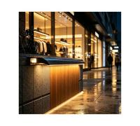 Curved LED Aluminum Drip Edge Water Diverter Trim, 25mm & 50mm Width | Heavy-Gauge Aluminum Diverter, Custom-Fit, Easy assemble, Versatile Trim(50mm/1.97in,9pcs)