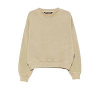 Curved Logo Loose Collar Crew - male - Palm Angels - Sweatshirts - Beige - M - Sweatshirts & Hoodies M