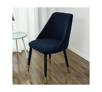 Curved Low Back Dining Chair Covers with Arms - Set of 4/2/1 Modern Accent Slipcovers for Counter Height Bar Stools & Wingback Chairs Arc-Shaped Armrest F 1PCS