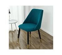 Curved Low Back Dining Chair Covers with Arms Set of 4/2/1 - Modern Accent Slipcovers for Wingback Bar Stools & Computer Chairs Arc-Shaped Design Stylish Protection