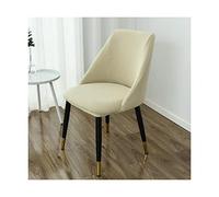 Curved Low Back Dining Chair Covers with Arms - Set of 4/2/1 Modern Accent Slipcovers for Wingback & Bar Stools Arc Shaped Armrest Stylish Computer Chair Protection