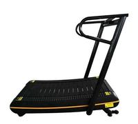 Curved Manual Treadmill Self Powered Curved Running Machine Exercise Machine Home Treadmill LCD Display