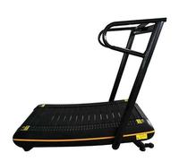 Curved Manual Treadmill Self Powered Curved Running Machine Exercise Machine Home Treadmill LCD Display
