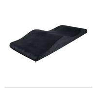 Curved Memory Foam Lash Bed Mattress Topper for Beauty Salons - Comfortable Eyelash Extension Bed Cushion (Black)